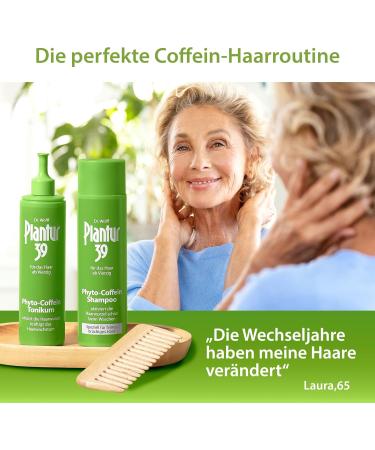  Plantur 39 Plantur 39 Phyto Shampoo with Caffeine - 3 x 250 ml - Special for fine and brittle hair - Care shampoo to prevent menopausal hair loss - Buy Online on GoSupps.com