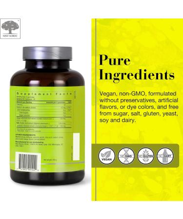 NEW NORDIC Eye & Liver Support Bundle Blue Berry Eye Vitamin (Strong) 120s Plus Active Liver Gummies 60ct - Buy Online on GoSupps.com