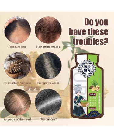 KEORHEZ Ginger Shampoo against hair loss 2 boxes Dense Hair Shampoo plant extract shampoo against hair loss effective prevention - Buy Online on GoSupps.com