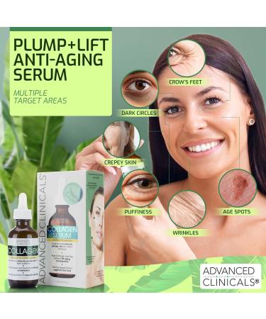 Advanced Clinicals Retinol Firming Cream + Retinol Travel Size Firming Cream + Collagen Plumping Facial Serum Set - Buy Online on GoSupps.com