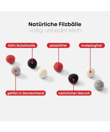 St.Pawly Filzis - 100% Sheep Wool Cat Toys | Sustainable & Interactive Filzballs for Cats | Eco-Friendly Cat Fun - Buy Online on GoSupps.com