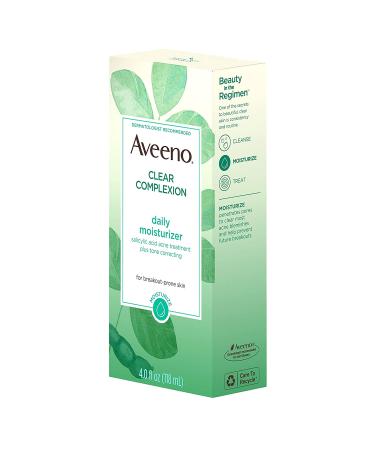 Aveeno Active Naturals Clear Complexion Daily Moisturizer 4 fl oz - Acne-Fighting Hydration - Buy Online on GoSupps.com