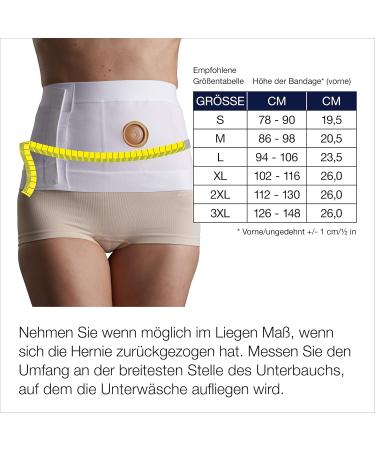 TYTEX White XL Belt - Maximum Stoma & Hernia Support Compression | International Shipping Available - Buy Online on GoSupps.com