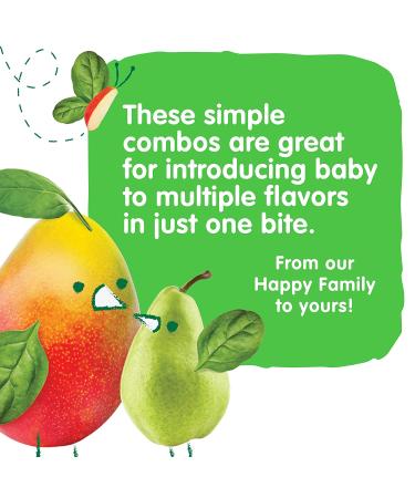 Happy Baby Organics Stage 2 Combo Baby Food Variety Pack - 16 x 4oz - Organic & Nutritious - Buy Online on GoSupps.com