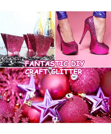 Jemesi Rosenrot Holographic Glitter Powder 100g | Perfect for Epoxy Resin Nail Art Body Decoration & More | International Shipping Available - Buy Online on GoSupps.com