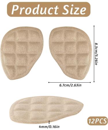 6 Pairs Metatarsal Pads for Women | Anti-Slip Ball of Foot Cushions for Pain Relief & Bunion Support - Buy Online on GoSupps.com