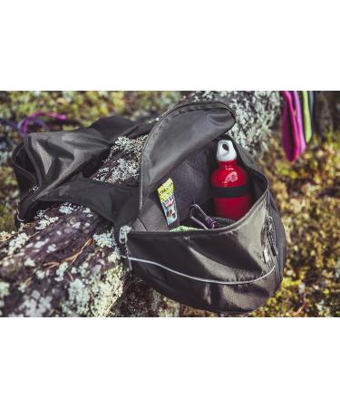 Hurtta Trail Pack Dog Backpack Raven - Medium (30-38 in, 40-80 lbs) - Buy Online on GoSupps.com