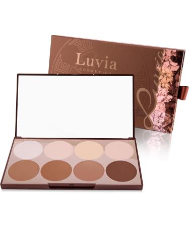 Shop Luvia Vegan Makeup Brush Set & Contouring Palette Bundle | Prime Pro Collection for All Skin Types - Buy Online on GoSupps.com