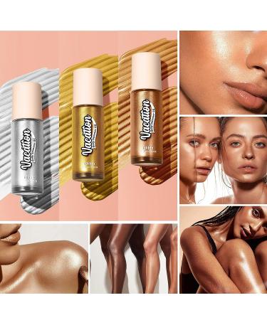 Powdered Gold Body Highlighter Luminizer | Face & Body Radiance Glow | Smooth Cream Finish | Cruelty-Free | Lightweight & Blendable - Buy Online on GoSupps.com