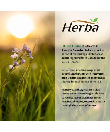 Herba Testosterone Supplements for Men - 60 Capsules | Tribulus Ashwagandha Panax Ginseng Maca and 9 Other Ingredients | Natural Testosterone Boosters for Men | Made in Canada | Power Max - Buy Online on GoSupps.com
