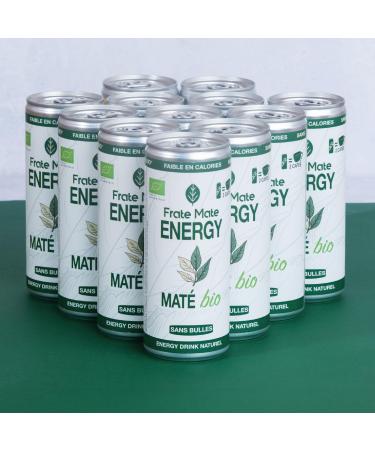 FRATE MATE Frat Mate Energy Drink Sport | Energy Drink Mate with Natural Caffeine (250ml Green Tea)