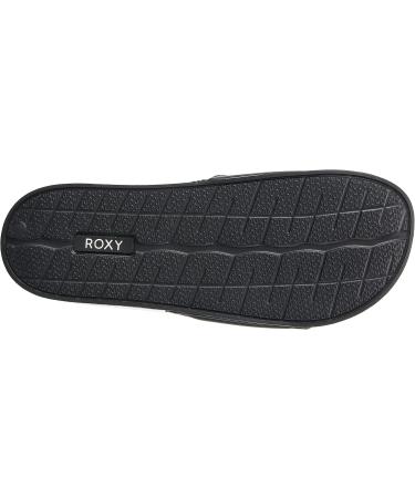 Roxy Women's Slippy Sandal - 37 EU Black | Stylish & Comfortable Footwear for Global Shipping - Buy Online on GoSupps.com