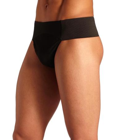 Capezio Men's Quilted Cotton Panel Thong Dance Belt - X-Large, Black - Buy Online on GoSupps.com
