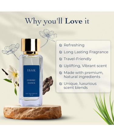 ISAK EDP Perfume for Women & Men Cosmic Dance 50 ML (1.69 Fl oz) 8 To 10 Hours Long Lasting Unisex Fragrance Luxury Parfume for Valentines Day Gift - Buy Online on GoSupps.com