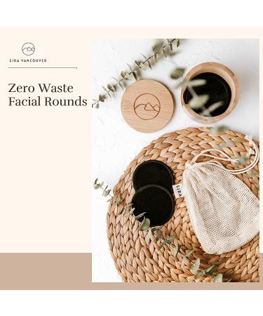 Eira Reusable Makeup Remover Pads with Laundry Bag | Zero Waste Facial Rounds | Soft Bamboo Cotton | Large Toner Rounds | Eco-Friendly Storage Holder - Buy Online on GoSupps.com