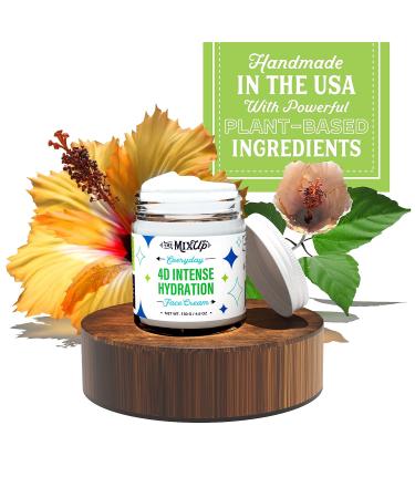 4D Intense Hydration Natural Face Moisturizer Cream - Fragrance-Free, 4D Hyaluronic Acid, Hydrates & Boosts Skin Radiance - 4.6 Ounces - Buy Online on GoSupps.com