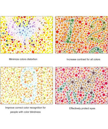 Color Correction Glasses | Blue Light Blocking & High-Contrast | Outdoor Reading Eyewear for Color Blindness - Buy Online on GoSupps.com