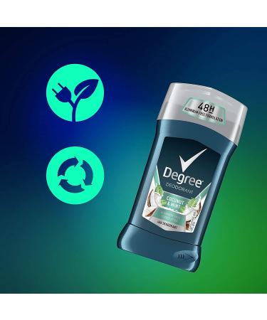 Degree Men Aluminum-Free Coconut Mint Deodorant Stick - 2.6 OZ (Pack of 1) | 48-Hour Odor Protection - Buy Online on GoSupps.com