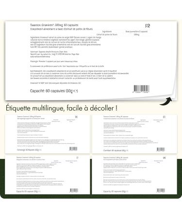 Swanson Graminex Flower Pollen Extract (Flower Pollen Extract) 500mg Rye 60 Capsules High Dosed Lab Tested Soy Free Gluten Free Non-GMO - Buy Online on GoSupps.com