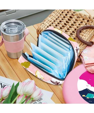 Buy Autumn Knitting Cup & Jam Storage Bag for Women | Large Menstrual Cup Zipper Pocket for Inserts Panty Liners & Tampons - Multicolored - Buy Online on GoSupps.com