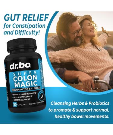 Colon Cleanser Detox Supplement Capsules - 15 Day Colon Cleanse Pills & Probiotic Natural Herbal Cleansing - Daily Bowel Movement Supplements for Intestinal Stomach Bloating Digestive Gut Support - Buy Online on GoSupps.com
