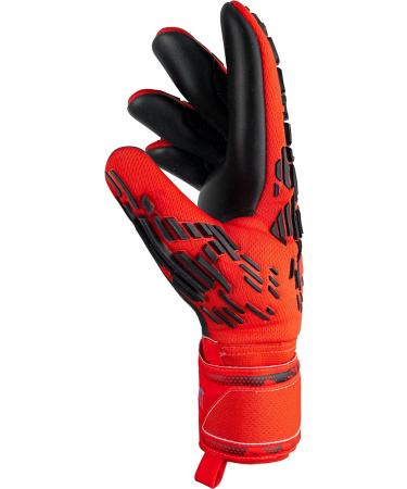 Reusch Men's Attrakt Freegel Goalkeeper Gloves - 8 Bright Red / Future Blue - International Shipping Available - Buy Online on GoSupps.com