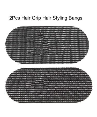 Hair Velcro Pad & Grippers - 2 Pack Hair Styling Magic Tape & Fringe Holder for Perfect Ponytails - Buy Online on GoSupps.com