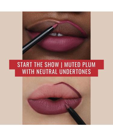 Runway Rogue Designer Liner Lip Pencil - Matte Muted-Plum Lip Liner with Sharpener - Buy Online on GoSupps.com