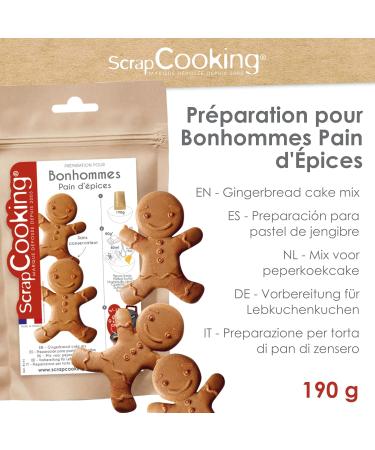 ScrapCooking 8545 Gingerman Mix for Gingerman Christmas Cookies 190 g - Kitchen & Baking - Made in France - Buy Online on GoSupps.com
