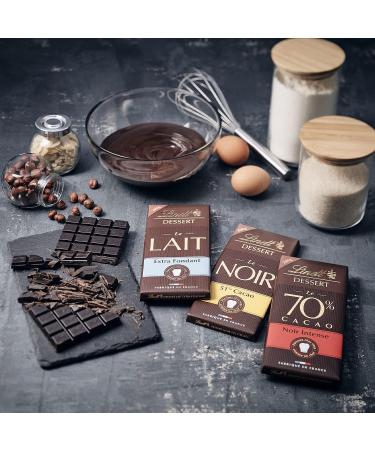 Lindt - 70% Cocoa DESSERT - Dark Chocolate for Baking - 2x200g - Buy Online on GoSupps.com