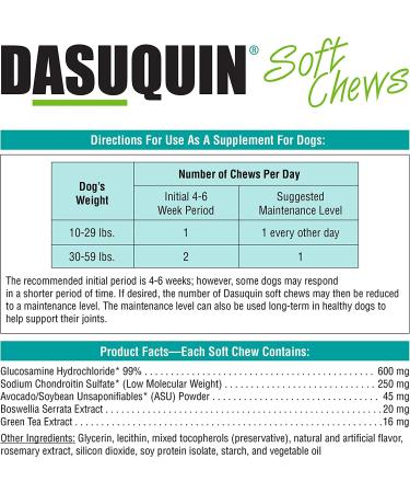 Dasuquin Soft Chews for Dogs 84 Count - Joint Health Supplement Pack - Buy Online on GoSupps.com