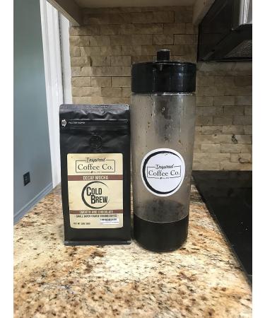 Decaf Mocha Flavored Cold Brew Coffee | 12 oz. Resealable Bag | Inspired Coffee Co - Buy Online on GoSupps.com