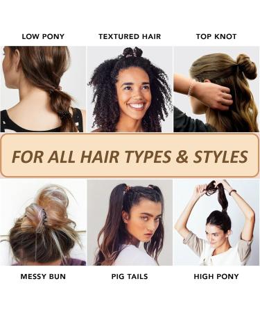 12 Spiral Hair Bands Plastic Hair Bands Multi-Color Hair Bands Comfortable Curly Hair Bands Ponytail Hair Bands for Ladies and Girls with Thick or Thinning Hair - Buy Online on GoSupps.com