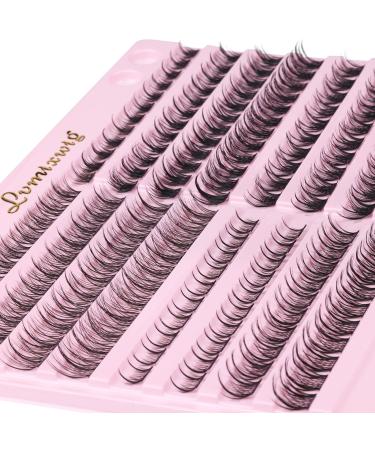 Eyelashes Manga Lashes - DIY Cluster Extensions D Curl & Natural Wispy Styles | Fluffy Individual Eyelash Extensions by LVMixWig L04-Manga - Buy Online on GoSupps.com