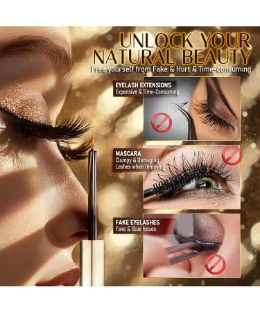 Eyelash Growth Serum for Lash Enhancing: 5ml Natural Power Booster Formula Advanced Enhancer for Thicker Longer Lashes Gentle and Vegan (0.17 Fl Oz (Pack of 1) Fragrance Free) Fragrance Free 0.17 Fl Oz (Pack of 1) - Buy Online on GoSupps.com