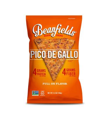 Beanfields Pico De Gallo Bean Chips 5.5oz (6 pack) Pico De Gallo 5.5 Ounce (Pack of 6)