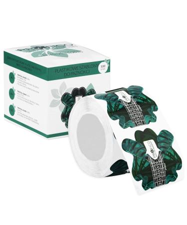 Profico Self-Adhesive Nail Templates - 100 Piece Tropical Island PVC Stencils for Nail Extensions - Buy Online on GoSupps.com