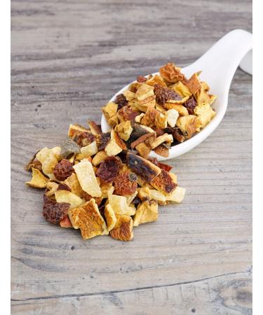  Sylter Teekontor Loose fruit teapot with apple orange rosehip peach and pineapple fruits 500g - Buy Online on GoSupps.com