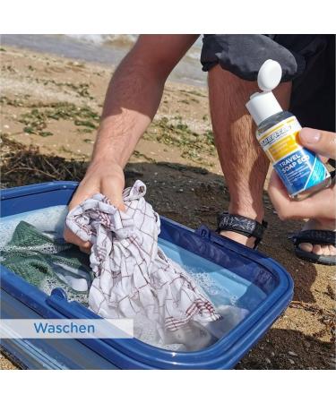 Eco-Friendly Fibertec Travel SOAP Refilling Bags | Biodegradable 500ml Universal Soap for Personal Hygiene & Dishwashing - Buy Online on GoSupps.com