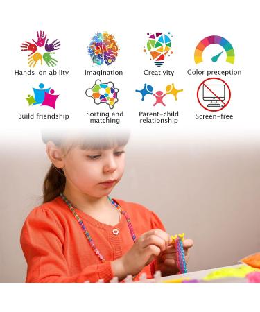 VENSEEN Rubber Band Bracelet Kit - 12000+ Loom Bracelet Making Set for Kids & Girls | DIY Crafting Gift in 28 Colors - Buy Online on GoSupps.com