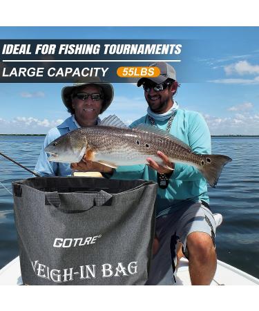 Goture Tournament Fishing Bag Bass WeighÂ inÂ Bag with Built-in 18inch Fish Ruler 2 in 1 Kit  Removable Inner Mesh Tournament Fish Bags 25.6x22inch Heavy Duty Weigh In Bag for Bass Fishing C:Fishing Weigh-in Bag - Buy Online on GoSupps.com