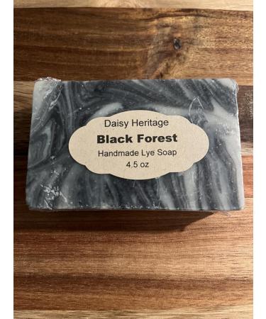 Daisy Heritage Black Forest Handmade Lye Soap - All Natural Plant-Based Chemical-Free 4.5 oz Bar - Suitable for All Skin Types - Made in the USA - Buy Online on GoSupps.com