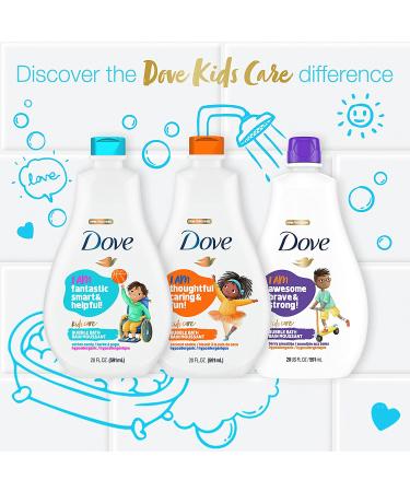 Dove Kids Care Bubble Bath Berry Smoothie 20 oz - Hypoallergenic Formula | Gentle for Kids - Buy Online on GoSupps.com