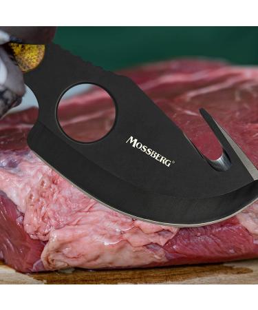 Mossberg Fixed Blade Skinning Knife with Gut-Hook for Hunters & Outdoors- All-in-One Tool - Buy Online on GoSupps.com