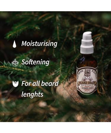Woodland Beard Oil for Men - Hydrating Jojoba + Argan Oil Blend for Healthier Hair Growth - 30ml Pack of 1 - Buy Online on GoSupps.com