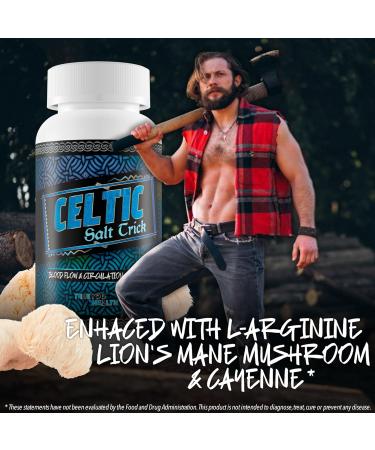Celtic Salt Trick for Blood Flow - Improved Formula - Our Best Blood Circulation Supplements for Men - Increase Blood Flow Care Blood Circulation Pills - Advanced Blood Flow Support - Buy Online on GoSupps.com