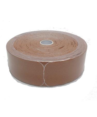 Therapists Choice Kinesiology Tape, 2"x105' PRE-Cut Bulk Roll (Beige), PRE-Cut into Easy-to-Apply 10 inch Strips.