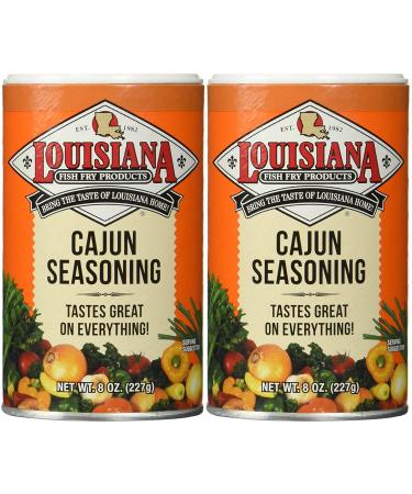 Louisiana Fish Fry Cajun Seasoning 8 Oz (2 Pack) - Buy Online on GoSupps.com