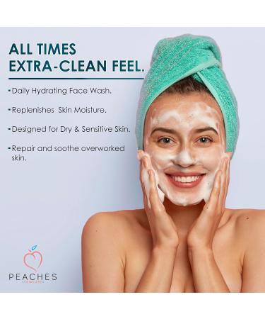 Vegan Face Cleanser 5.5 oz - Post-Workout Wash with Gotu Kola Lemongrass & Eucalyptus - International Shipping Available - Buy Online on GoSupps.com
