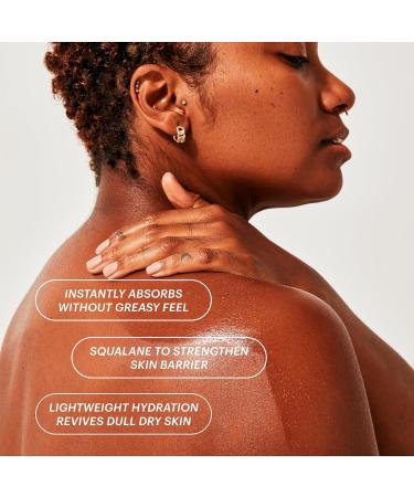 OUI the People FEATHERWEIGHT Hydrating Body Gloss - ORANGE BLOSSOM Serum Oil for Deep Hydration Softens & Firms Skin - Skin Barrier Boosting - 3.3 oz - Buy Online on GoSupps.com